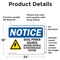 Signmission Dual Power Source Second Source Sign With Symbol, 24 in W x Rectangle, Vinyl Decal OS-2PACK-NS-D-1824-L-11585 - alternate 3